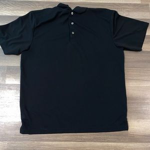 Ben Hogan activewear performance black polo shirt with embroidery